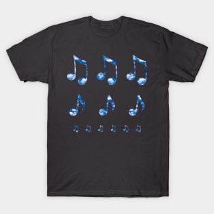 Music Notes - Clouds T-Shirt